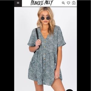 Oversized relaxed mini dress